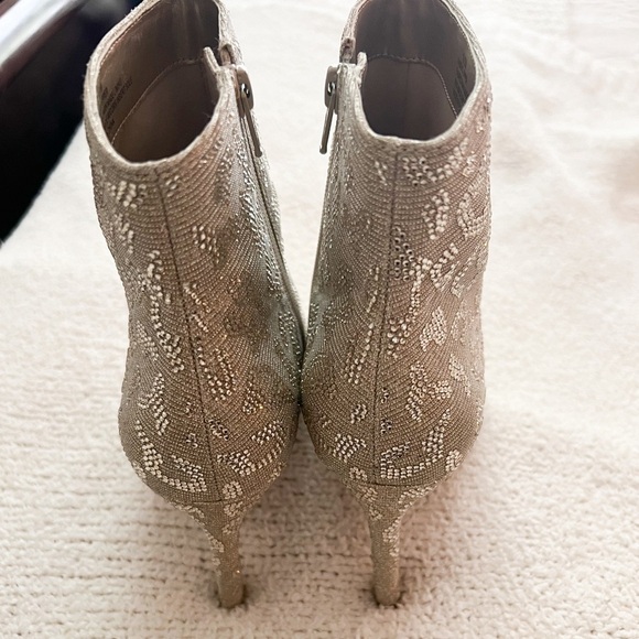 Gianni Bini Leopard Print Rhinestone Boots - Picture 8 of 9